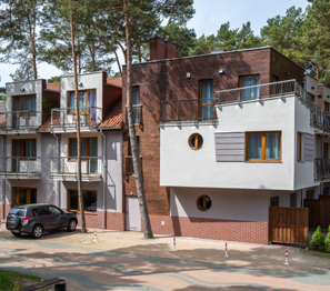 Ponik apartamenty - widok z tyłu